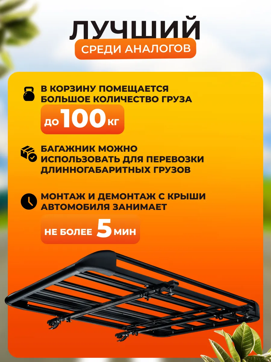 Багажник корзина грузовая для автомобиля